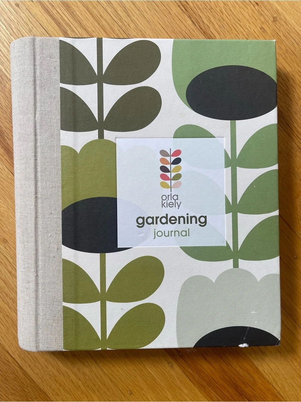 Rare Orla Kiely Green Gardening Journal - Hardcover - Unused